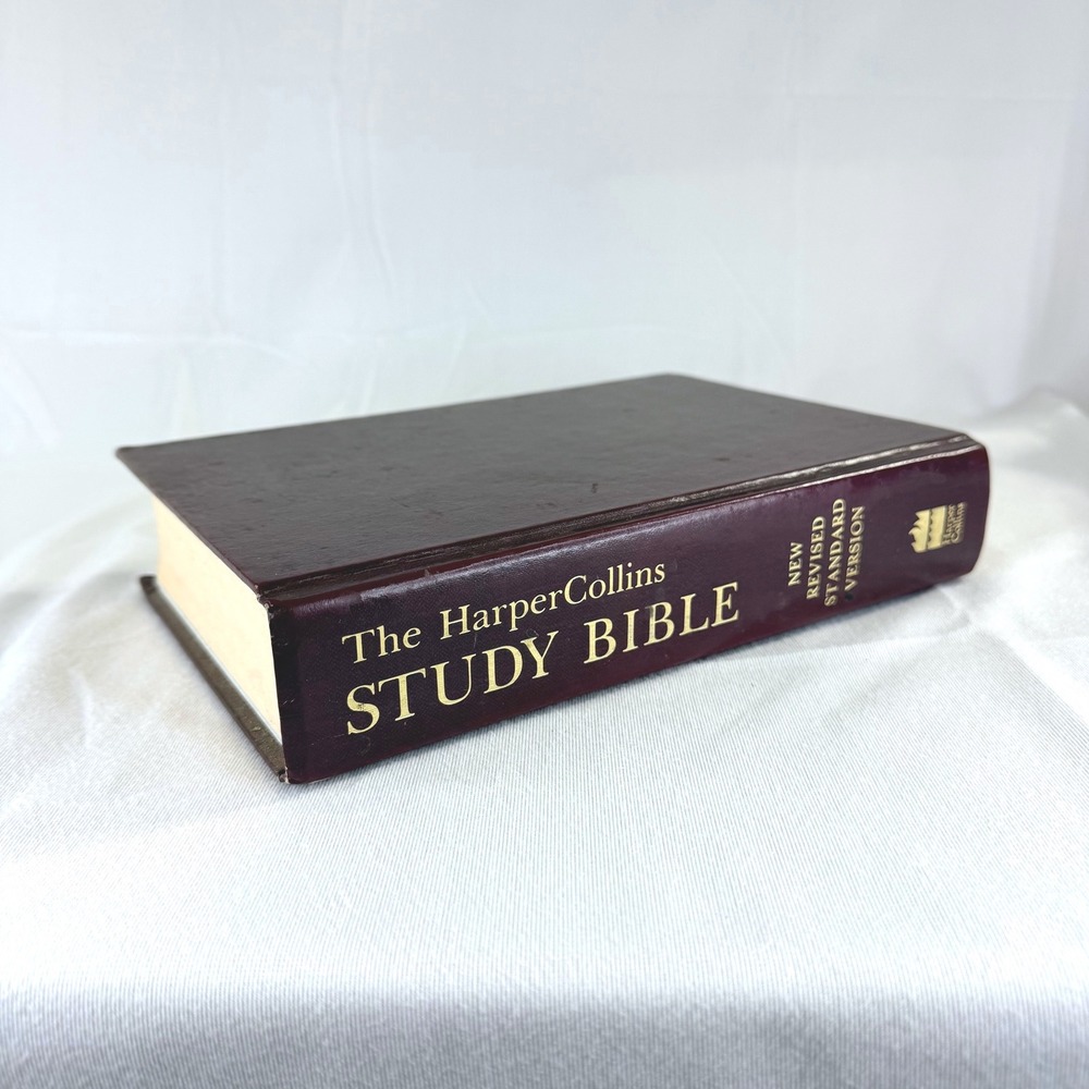 Vintage HarperCollins Study Bible NRSV Burgundy Hardcover